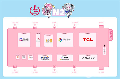 2025 ChinaJoy 展馆地图正式发布！