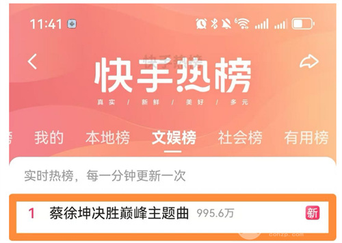 《决胜巅峰》上线首日，蔡徐坤新歌成洗脑神曲，百万ikun狂晒战绩！