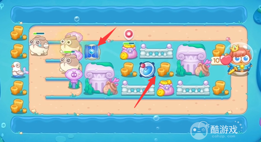 保卫萝卜4海的闺女第82关如何玩 海的闺女82关玩法步骤详解