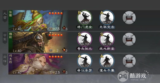 率土之滨青春服开荒T0队伍搭配推荐