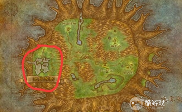 魔兽世界wlk达纳苏斯骑术训练师位置介绍2