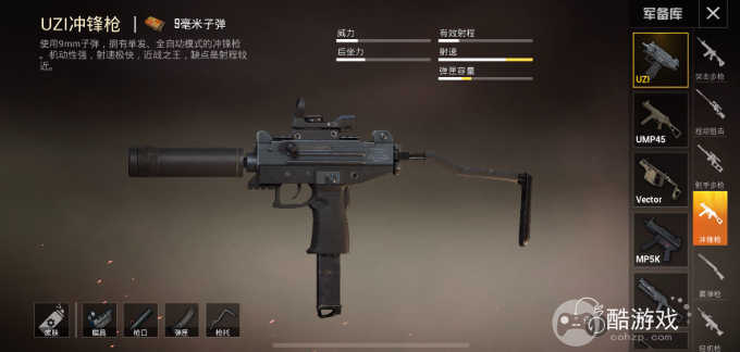 和平精英冲锋枪强度排行分析1 和平精英冲锋枪强度排行分析1